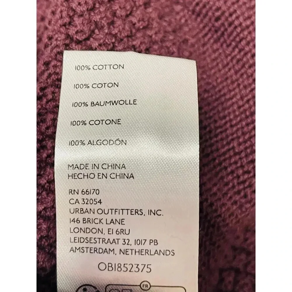 Free People Beach Lena Knit Sweater PulloverShorts Set Size Small Purple New - Picture 8 of 10